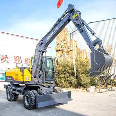 多地形轮式挖掘机 便捷转场与高效施工的得力助手